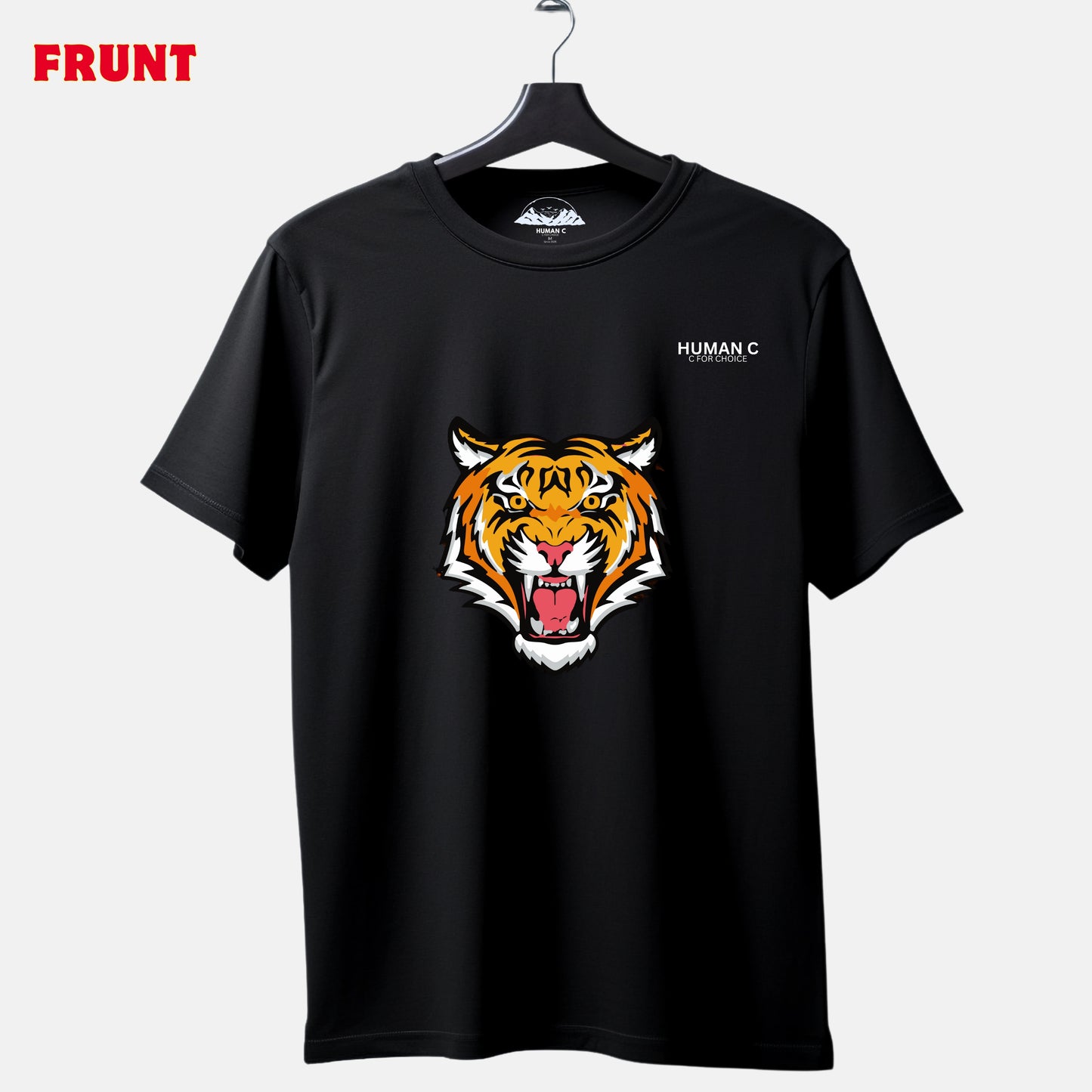 Lion Challenge Over Size Printed T-Shirt