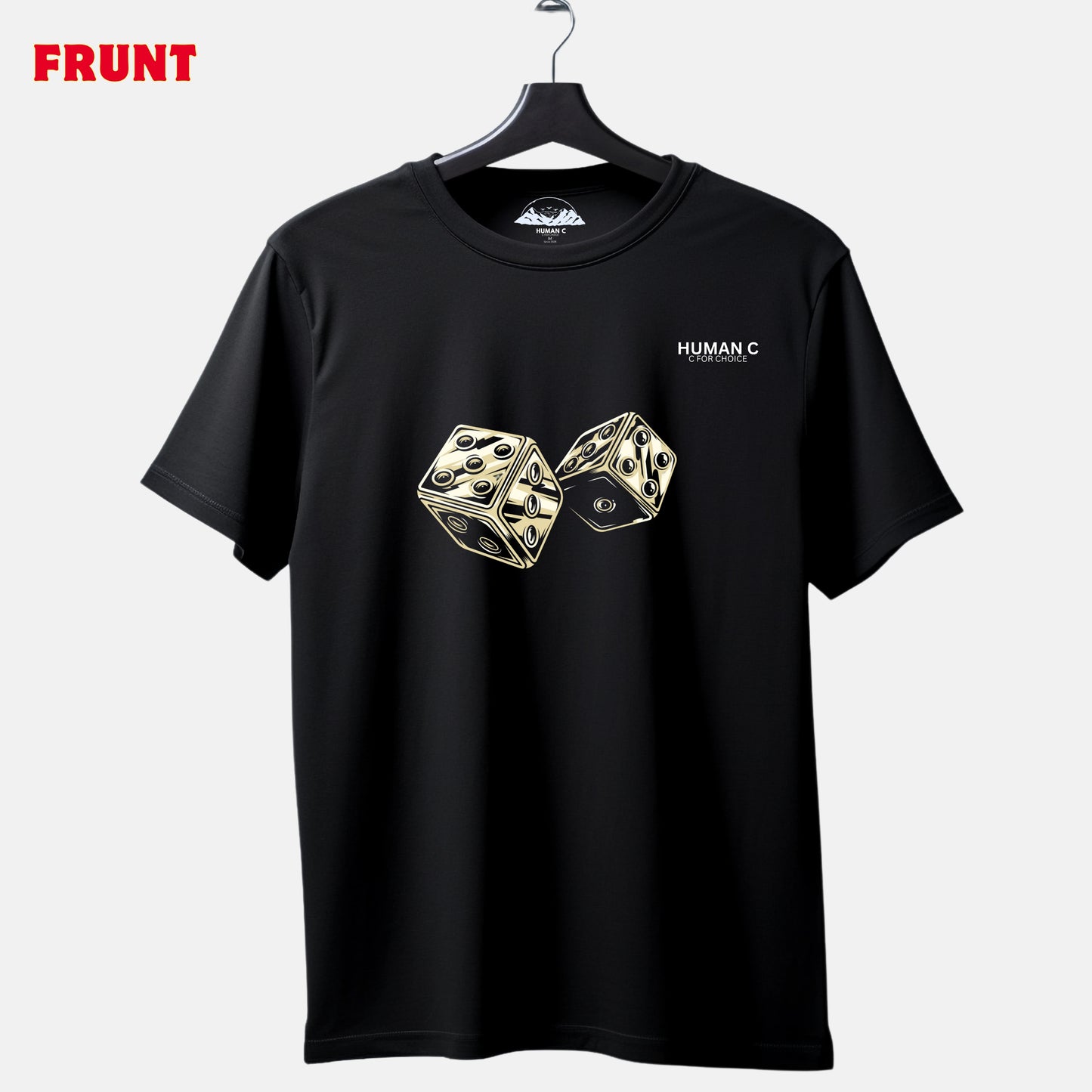 Over Size Down Shoulder Printed T-Shirt
