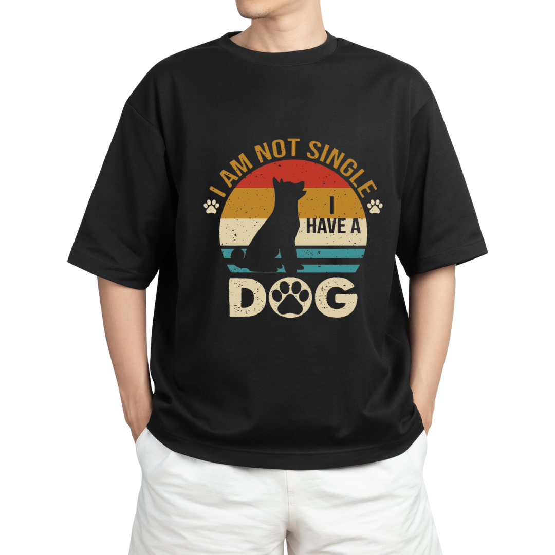 I’m Not Single – I Have a Dog” Graphic Unisex T-Shirt